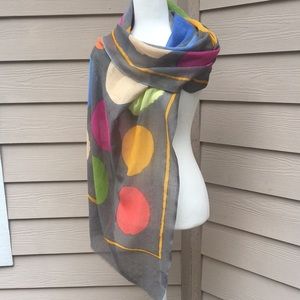 Pulvermacher Designs Gray & Geometric Wool Scarf